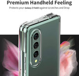For Samsung Galaxy Z Fold 3 5G Ultra Thin Transparent Premium PC Hard TPU Full Protection Non-Slip Hybrid Shockproof Clear Phone Case Cover