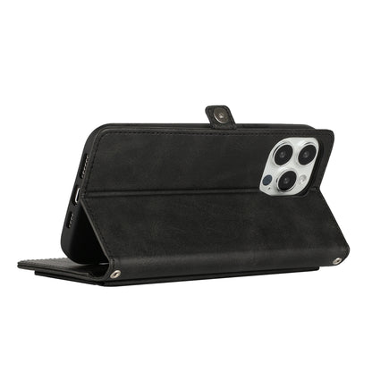 For Apple iPhone 13 Pro Max Ultra Luxury 9 ID Cash Credit Card Slots Holder Carrying Pouch Folio Flip PU Leather Kickstand  Phone Case Cover