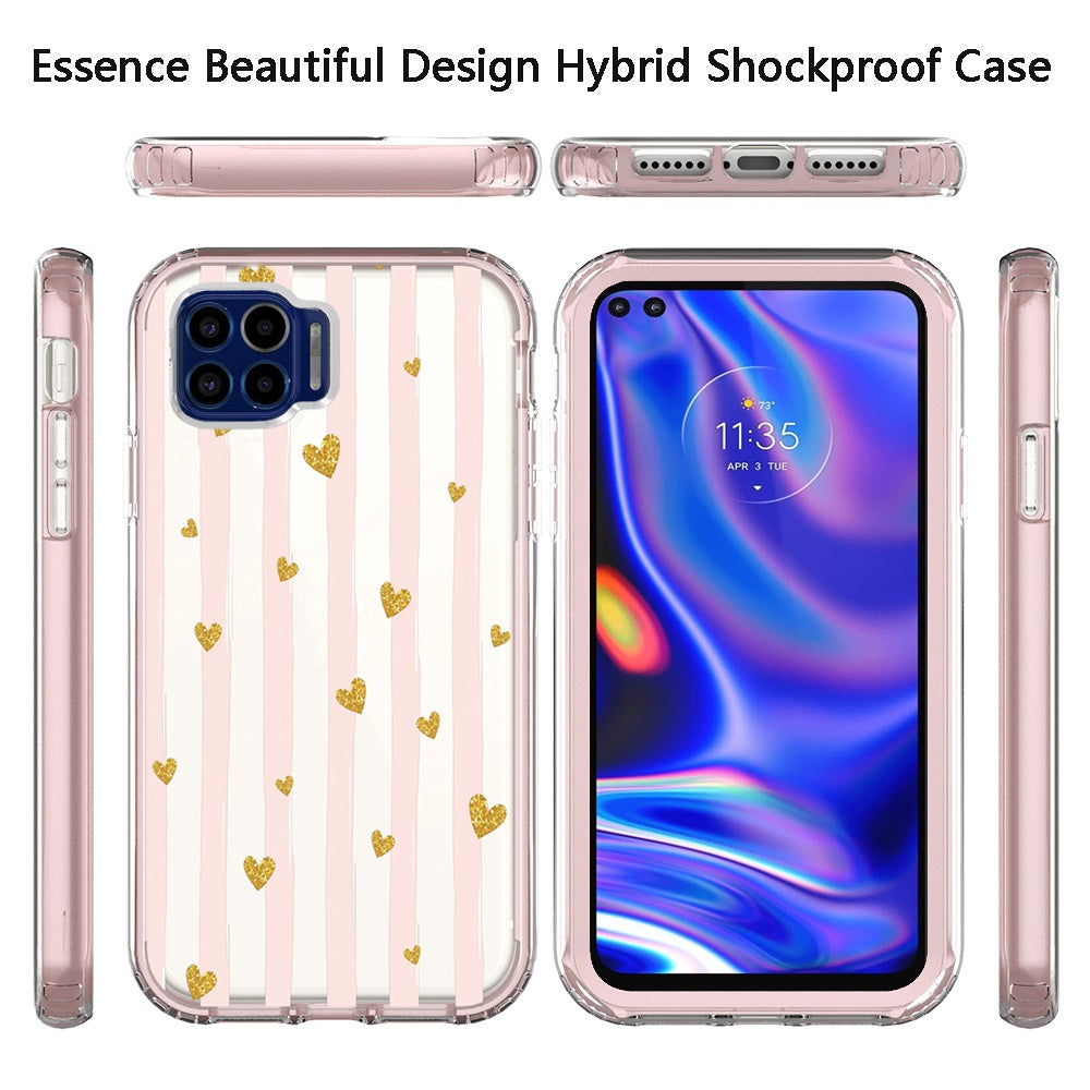 For Apple iPhone 14 (6.1") Beautiful Design 3 in 1 Hybrid Triple Layer Armor Hard PC Plastic Rubber TPU Frame  Phone Case Cover