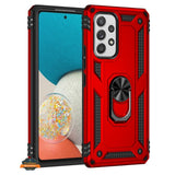 For Samsung S21 Ultra Shockproof Tuff Hybrid Dual Layer PC + TPU with 360° Ring Stand Metal Kickstand Heavy Duty Armor  Phone Case Cover