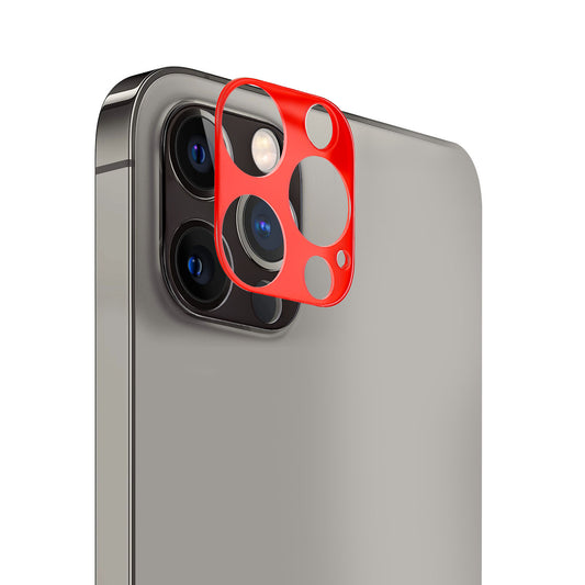 For Apple iPhone 14 Pro Max (6.7") Camera Lens Protector Back Tempered Glass Camera [9H Clear Glass] [Case Friendly] Red Screen Protector