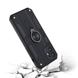 For Samsung Galaxy A32 5G Armor Hybrid with Built in 360° Ring Kickstand Shockproof Hard PC, TPU Silicone Bumper Military Grade  Phone Case Cover