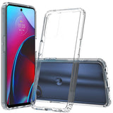 For Motorola Moto G Stylus 2022 4G Hybrid Slim Crystal Clear Transparent Shock-Absorption with TPU + Hard PC Back Frame  Phone Case Cover