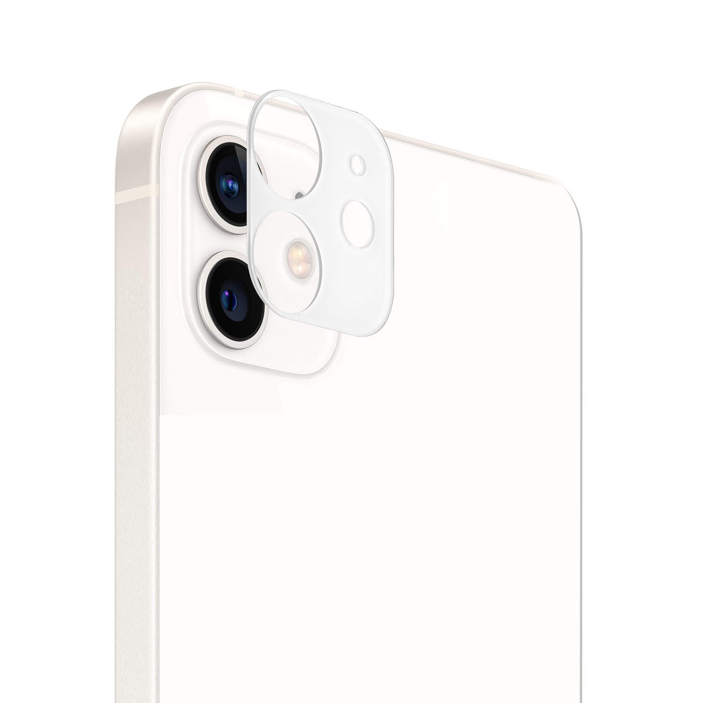 For Apple iPhone 14 Plus (6.7") Camera Lens Protector Back Tempered Glass Camera [9H Clear Glass] [Case Friendly] White Screen Protector