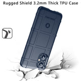 For OnePlus Nord N20 5G Rugged Shield Hybrid TPU Thick Solid Rough Armor Tactical Matte Grip Silicone Texture Protective  Phone Case Cover