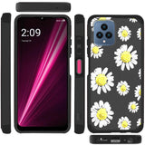 For T-Mobile Revvl 6 /6 Pro 5G Graphic Design Pattern Hard PC TPU Tough Strong Hybrid Shockproof Armor Frame  Phone Case Cover