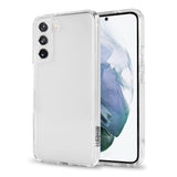 For Samsung Galaxy S22 Plus Clear Full Transparency Thick Hybrid Hard PC Shell & Soft TPU Shock-Absorption Skin Bumper Transparent Phone Case Cover