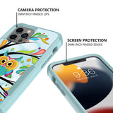 For Samsung Galaxy A13 5G Pattern Design Hybrid Bumper Rugged Dual Layer Heavy-Duty Military-Grade TPU Hard Defender  Phone Case Cover
