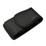Universal Cell Phone Holster with Belt Clip & Card Slot Canvas Vertical Pouch Waist Carrying Case Fit Apple iPhone 14/13/12 Pro Max 6.7" & Most Phone XL [6.57 x 3.35 x 0.6 in] Universal Canvas Pouch [Black]