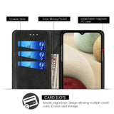 For Boost Mobile Celero 5G Luxury PU Leather Wallet Pouch Magnetic Detachable with Credit Card Slots Removable Flip Cover Black Phone Case Cover