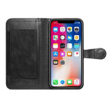 For Apple iPhone 11 (6.1") Multi Credit Card Holder Zipper Storage PU Leather Wallet Pockets Double Flap Pouch Flip Stand  Phone Case Cover