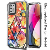 For OnePlus Nord N200 5G Electroplated Design Pattern Hybrid Luxury Fashion Hard PC TPU Bumper Hybrid Shook-Proof Armor  Phone Case Cover