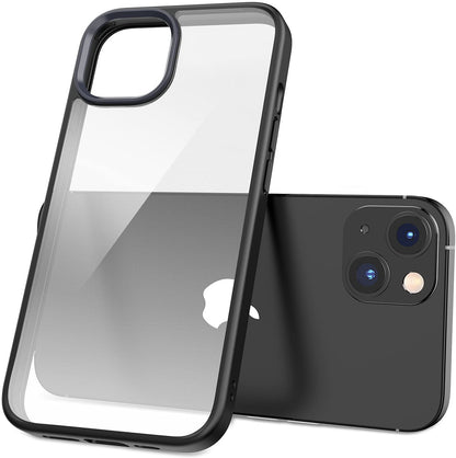 For Samsung Galaxy A03S Crystal HD Clear Back Panel + TPU Bumper Hybrid Thin Slim Hard Shockproof Defender Anti-Drop  Phone Case Cover