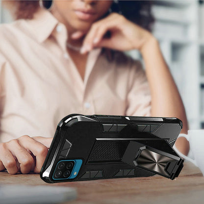For Samsung Galaxy S22 Hybrid Magnetic Slide Ring Stand fit Car Mount Grip Holder Heavy Duty Rugged Military Grade  Phone Case Cover