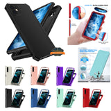 For Cricket Vision Plus 2022 Hybrid 2in1 Front Bumper Frame Cover Square Edge Shockproof Soft TPU + Hard PC Anti-Slip  Phone Case Cover