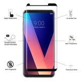For Samsung Galaxy Note 20 Ultra Screen Protector 3D Curved Full Coverage 9H Hardness Temper Glass Full Cover Clear Black Screen Protector