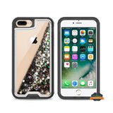 For Samsung Galaxy A22 5G Hybrid Liquid Glitter 3D Bling Quicksand Flowing Sparkle Hard Shockproof 3 in 1 TPU Heavy Duty  Phone Case Cover