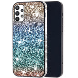 For Samsung Galaxy A53 5G Rhinestone Sparkling Rainbow Gradual Glitter Full Diamond Bling Protective Hybrid Rugged Slim  Phone Case Cover