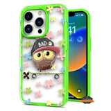 For Apple iPhone 14 /Pro Max Fashion Pattern Design Shockproof Protection TPU Rubber Frame Hard Back Slim  Phone Case Cover
