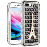 For Apple iPhone 8 /7/6s/6 /SE 2nd Generation Fashion Luxury 3D Bling Diamonds Rhinestone Jeweled Ornament Shiny Crystal  Phone Case Cover