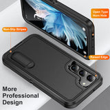 For Samsung Galaxy S23 /Plus /Ultra Hybrid Ultra Protective Hybrid Armor 3 in 1 Shockproof with Kickstand Heavy Duty Rugged  Phone Case Cover