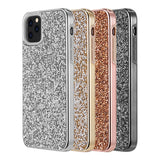 For Apple iPhone 13 /Pro Max Mini Bling Sparkly Glitter Luxury Diamonds Shiny Sparker Shell Hybrid Rugged TPU & Hard PC Electroplated Frame  Phone Case Cover