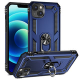 For Apple iPhone 14 /Pro Max Military Grade Heavy Duty Armor Hybrid with Ring Kickstand Finger Loop Stand  Phone Case Cover