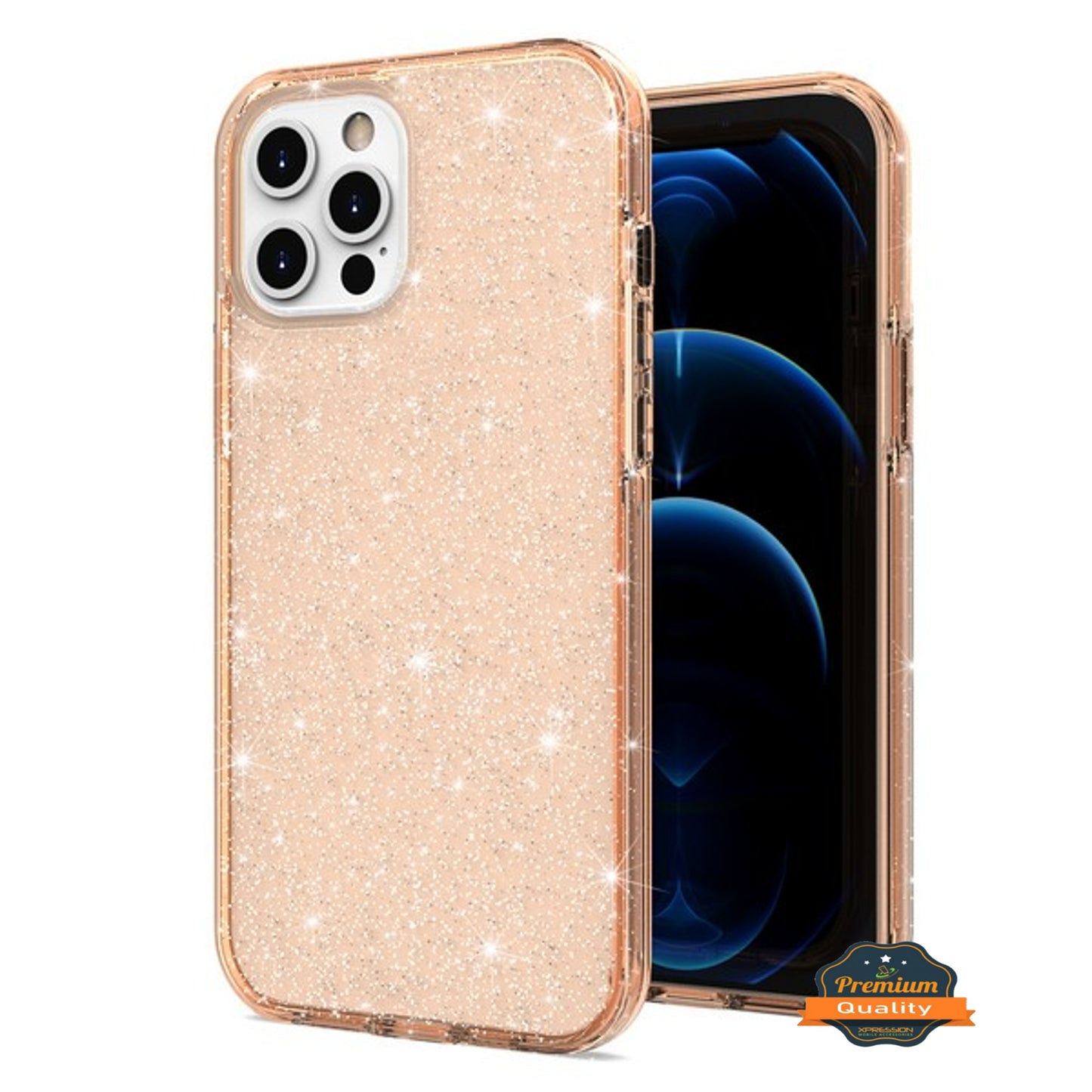 For Apple iPhone 14 /Plus Pro Max Glitter Sparkle Bling Shiny Thin Slim Hybrid Shockproof Rubber Silicone TPU  Phone Case Cover