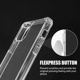 For Apple iPhone 13 /Pro Max Mini Air Armor Designed Transparent Hybrid Shock-Absorbing Corners Soft TPU + Hard Polycarbonate Frame  Phone Case Cover