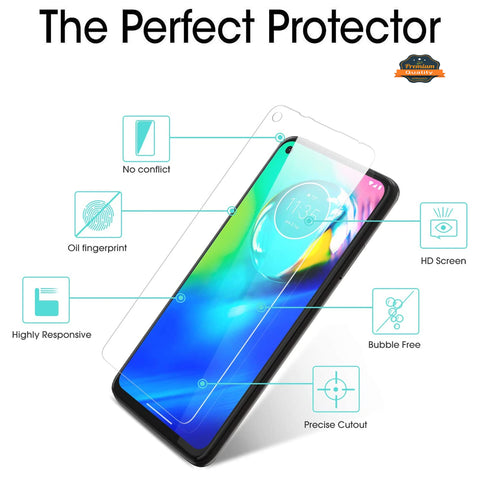 For Motorola Moto G Stylus 2022 (LTE 4G ) Screen Protector Tempered Glass, Clear Transparent, Case Friendly, 9H Hardness, Bubble Free, Easy to Install Glass Screen Guard Clear Screen Protector