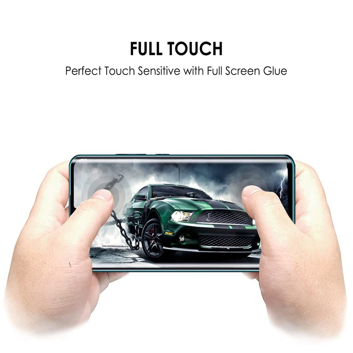 For Apple iPhone 14 (6.1") Screen Protector Full Glue High Grade Alumina Tempered Glass Transparent Curved Screen Full Coverage Clear Screen Protector
