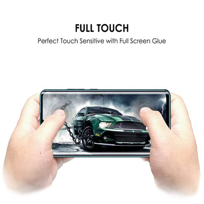 For Apple iPhone 14 (6.1") Screen Protector Full Glue High Grade Alumina Tempered Glass Transparent Curved Screen Full Coverage Clear Screen Protector