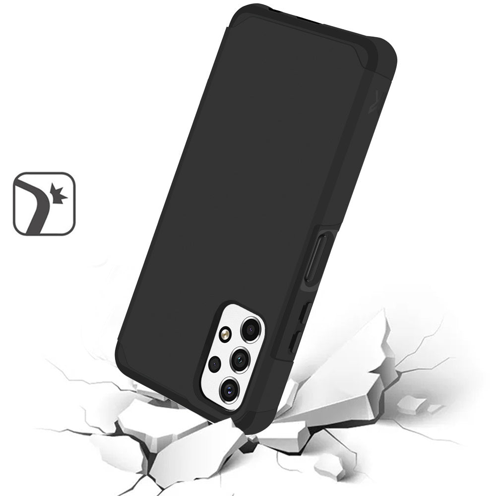 For Samsung Galaxy A23 5G Graphic Design Pattern Hard PC TPU Tough Strong Hybrid Shockproof Armor Frame  Phone Case Cover