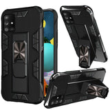For Samsung Galaxy A02S Hybrid Magnetic Slide Ring Stand fit Car Mount Grip Holder Full Body Heavy Duty Rugged Military Grade  Phone Case Cover