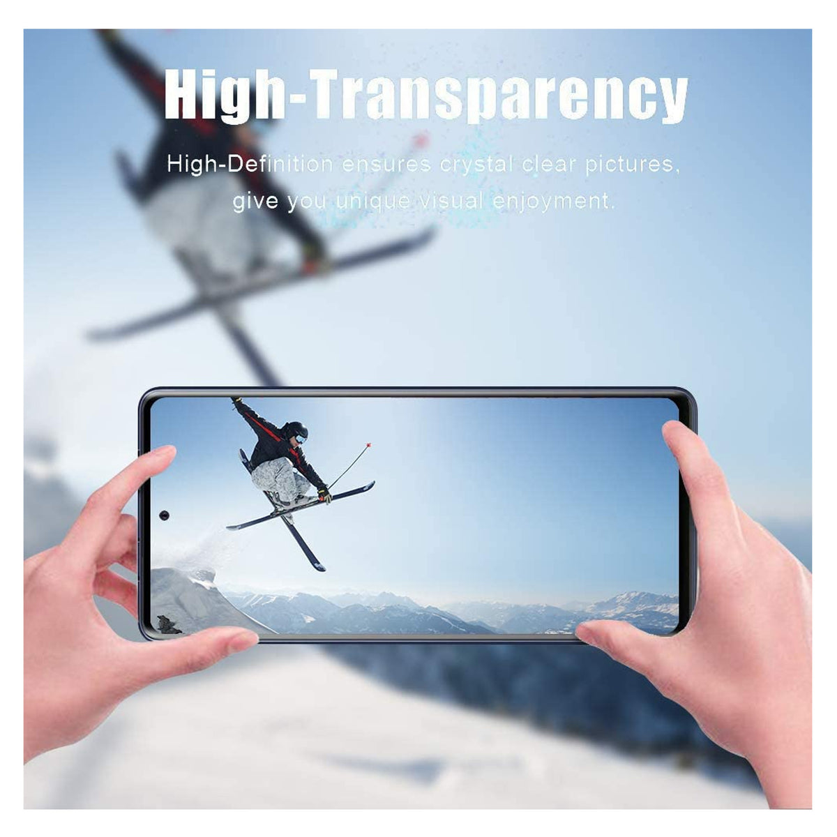 For Samsung Galaxy A23 5G Screen Protector Tempered glass Protective Film [3D Curved Full Coverage] [9H Hardness] [No bubbles] [Case Friendly] Clear Black Screen Protector
