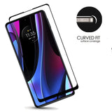 For Motorola Edge+ 2022 /Edge Plus Tempered Glass Screen Protector [Full Coverage] Curved Fit Black Edged 9H Hardness Glass Screen Protector Clear Black Screen Protector