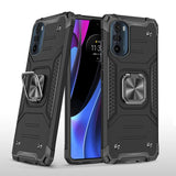 For Motorola Edge+ 2022 /Edge Plus Armor Hybrid with Ring Holder Kickstand Shockproof Heavy-Duty Durable Dual Layer  Phone Case Cover