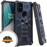 For Boost Mobile Celero 5G Invisible Kickstand Stand Dual Layer Hybrid Defender Military Grade Shockproof Heavy Duty Hard PC + TPU  Phone Case Cover