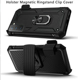 Samsung Galaxy S22 /Plus Ultra Belt Clip Holster Ring Stand Holder, Military Grade Fit for Magnetic Car Mount Shockproof Hybrid Rugged  Phone Case Cover