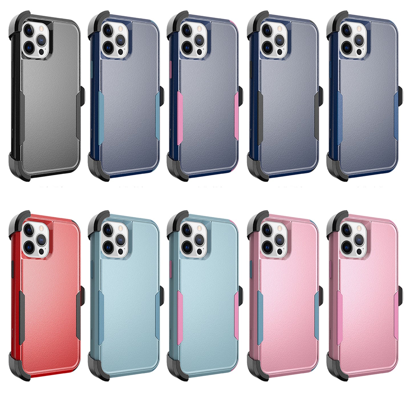 For Apple iPhone 14 /Plus Pro Max Heavy Duty Holster Kickstand Belt Clip Combo Hard Rugged Hybrid  Phone Case Cover