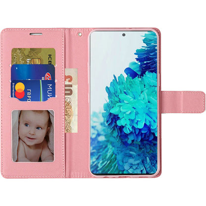 For Motorola Edge+ 2022 /Edge Plus Design Wallet Case ID Money Credit Card Holder Leather Pocket Flip Pouch & Strap  Phone Case Cover