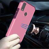 For Cricket Innovate E 5G (E Version 2022) Slim Protection Shock Absorption Hybrid Dual Layer Hard PC + TPU Rubber Frame  Phone Case Cover