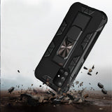 For Apple iPhone SE 2022 /SE 2020/8/7 Hybrid Magnetic Slide Ring Stand fit Car Mount Grip Holder Heavy Duty Body Rugged  Phone Case Cover