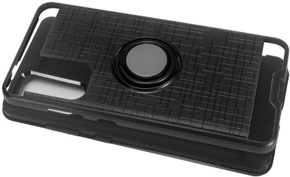 For Samsung Galaxy S22 Plus Hybrid 360° Ring Armor Shockproof Dual Layers 2in1 with Ring Stand for Magnetic Car Mount  Phone Case Cover