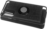 For Motorola Moto One 5G, Moto G 5G Plus Hybrid 360° Ring Armor Shockproof Dual Layers Rugged 2 in 1 Holder with Ring Stand Black Phone Case Cover