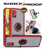 For Samsung Galaxy S22 /Plus Ultra Hybrid Protective Shockproof with 360° Rotation Ring Magnetic Metal Stand & Covered Camera  Phone Case Cover