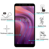 For Alcatel 3V 5032w (2019) Full Coverage Tempered Glass Screen Protector Full Screen 3D Curved Cover Clear / Black Screen Protector