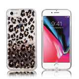 For Apple iPhone SE 3 (2022) Hybrid Bling Luxury Fashion Design Flowing Liquid Glitter Floating Quicksand Sparkle Glitter TPU  Phone Case Cover