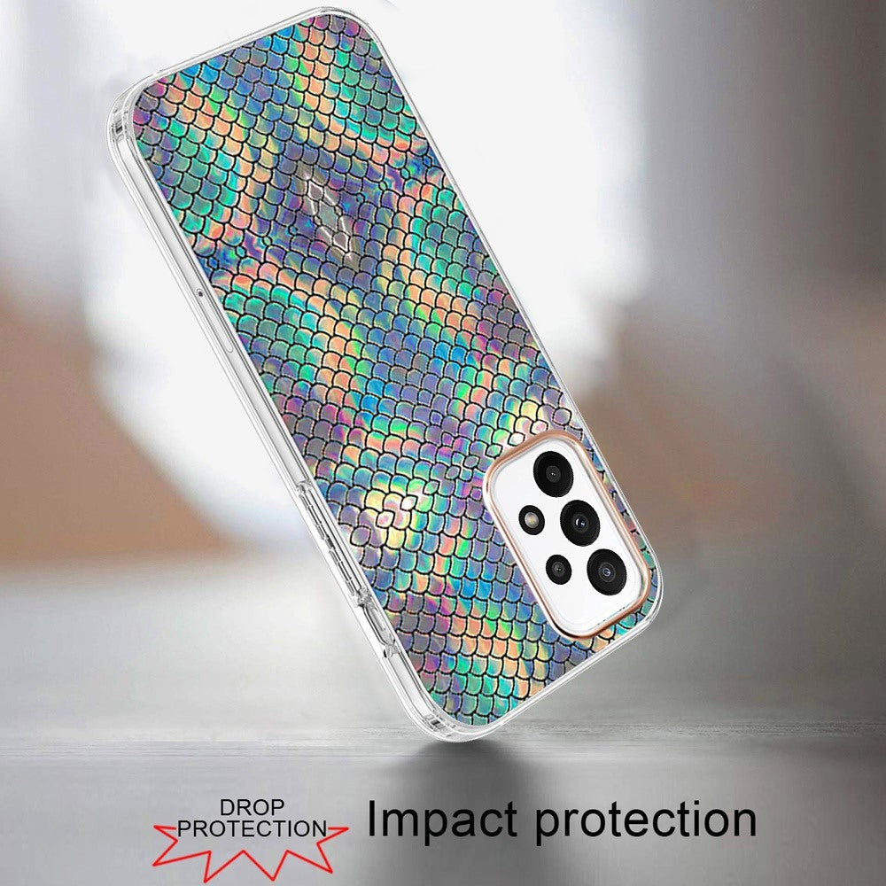 For Samsung Galaxy A23 5G Creative Stylish Fashion Design Hybrid Rubber TPU Hard PC Shockproof Armor Slim Fit  Phone Case Cover