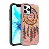 For Apple iPhone 13 (6.1") Cute Design Printed Pattern Fashion Brushed Texture Shockproof Dual Layer Hybrid Slim Protective Had PC + TPU Rubber  Phone Case Cover